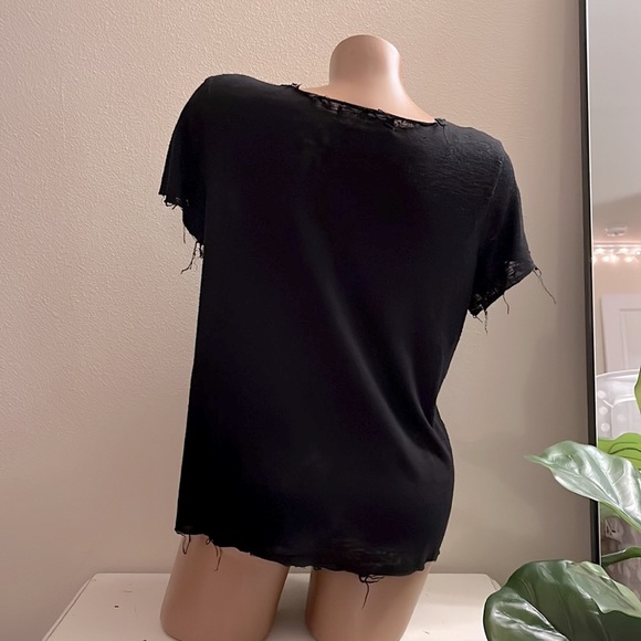 Project Social T Distressed Short Sleeve Top - Picture 3 of 6